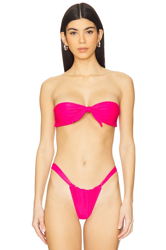 view 2 of 5 Bindi Reversible Bikini Top in Sherbet