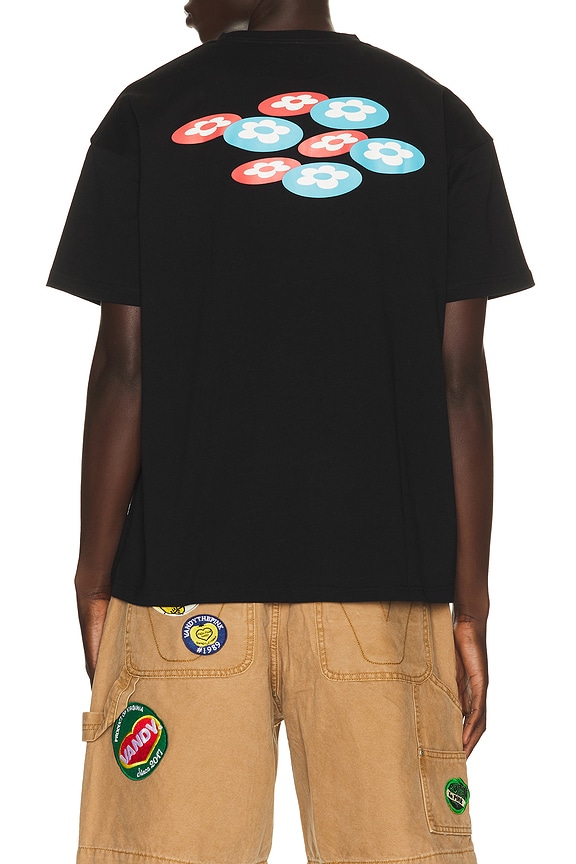 view 2 of 4 Two Flower Tee in Black