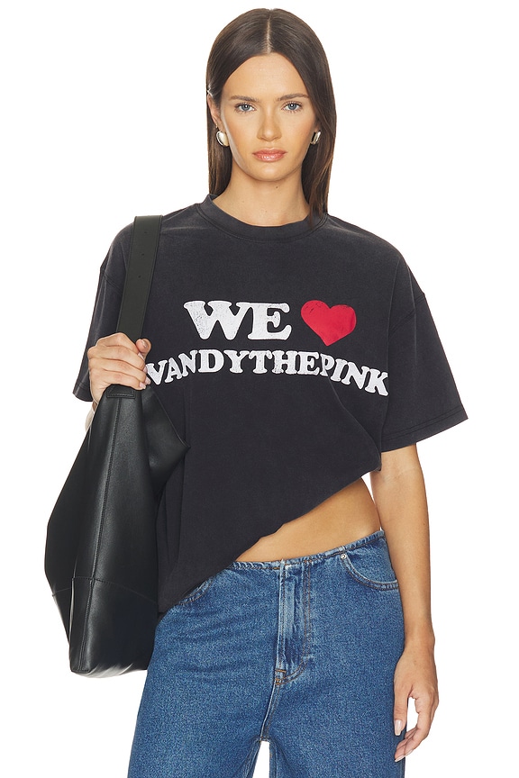 view 1 of 4 We Love VTP Tee in Washed Black