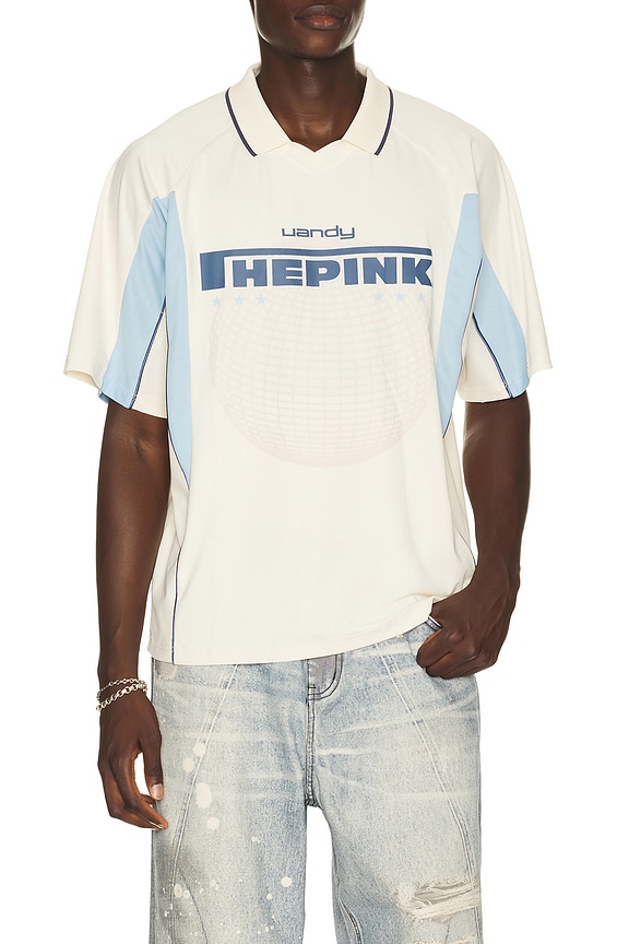 view 2 of 4 International Soccer Jersey in Cream