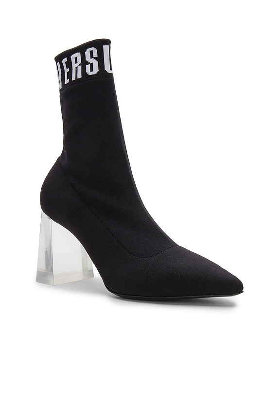 view 2 of 5 Sock Booties in Black