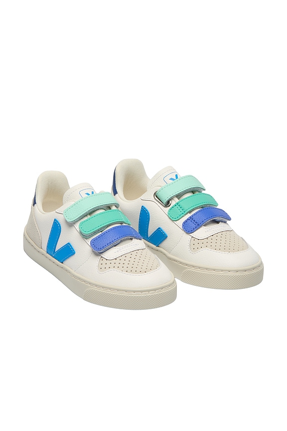 view 2 of 3 Junior Small V-10 Sneaker in White Egee