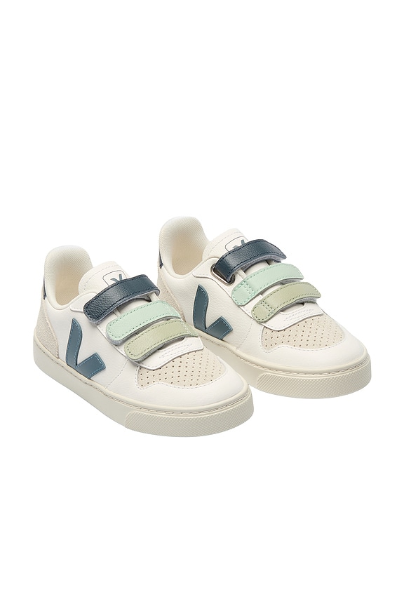 view 2 of 4 Kids Small V-10 Sneakers in White & California