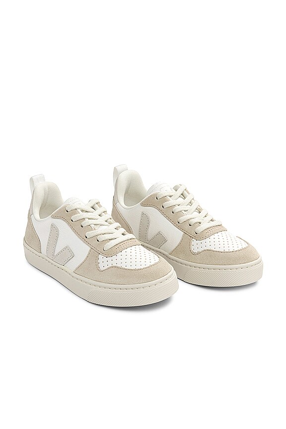 view 2 of 3 ZAPATILLAS DEPORTIVAS SMALL V-10 LACES in White & Natural Almond