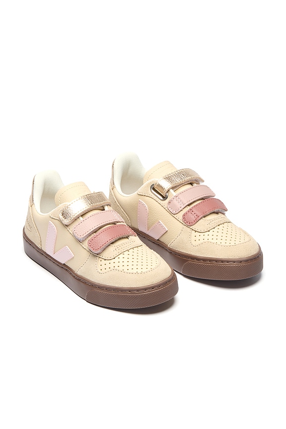 view 2 of 3 X Bonpoint Junior Small V-10 Sneaker in Areia Petale