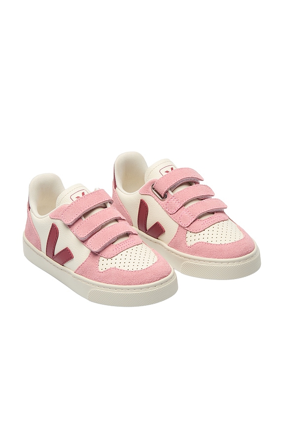 view 2 of 4 Kids Small V-10 Sneakers in Pure, Marsala & Mary