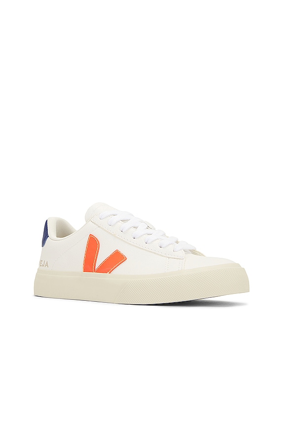 view 2 of 6 CAMPO スニーカー in Extra White, Orange, & Fluo Cobalt