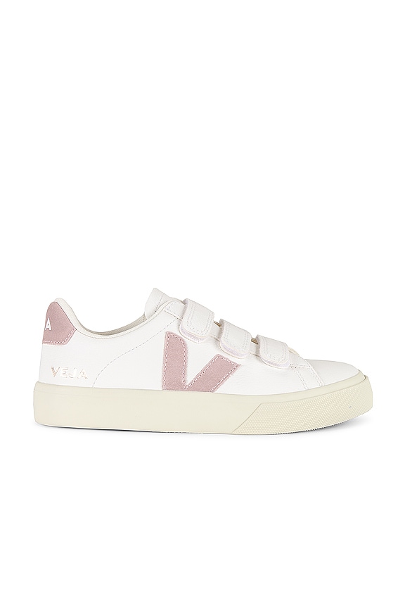 Veja Recife Sneaker in Extra White & Babe | REVOLVE