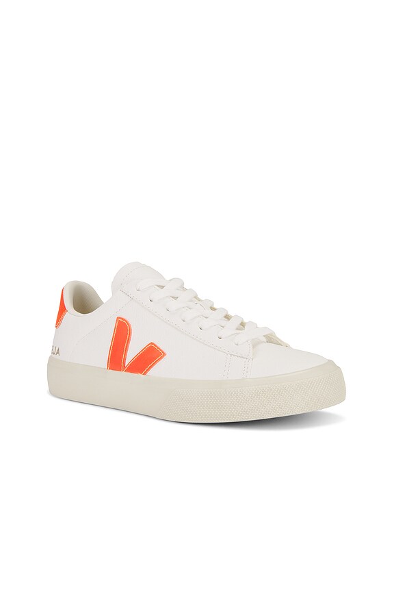 view 2 of 6 SNEAKERS CAMPO in Extra White & Orange Flou