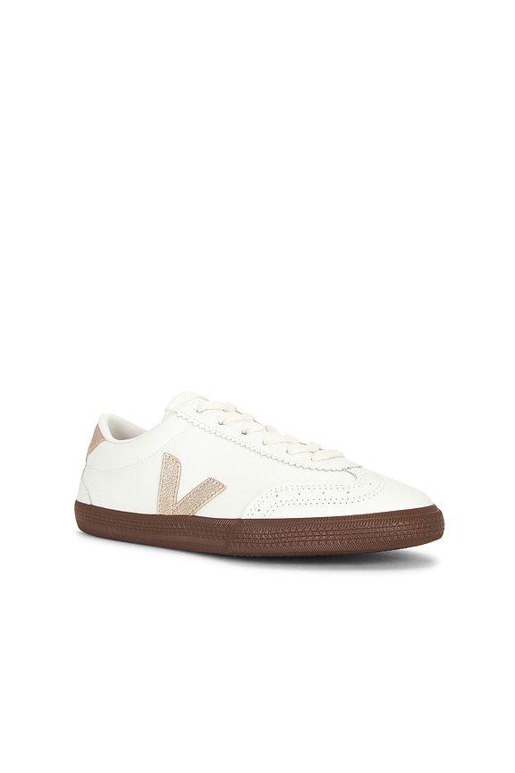 view 2 of 6 Volley Sneaker in White, Platine & Bark