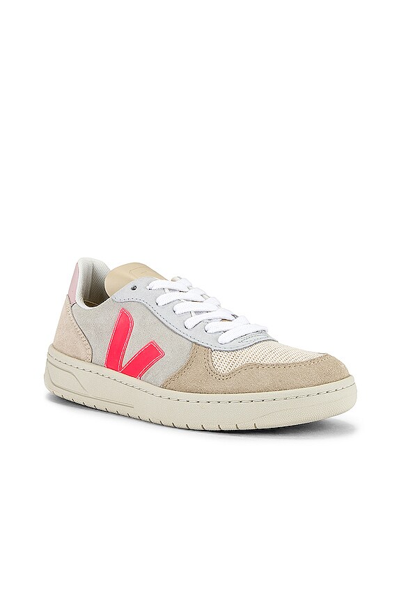 view 2 of 6 V-10 Sneaker in Multicolor, Natural & Rose-Fluo