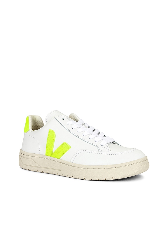 view 2 of 6 V-12 Sneaker in Extra White & Jaune-Fluo