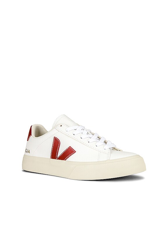 view 2 of 6 SNEAKERS CAMPO in Extra White & Rouille