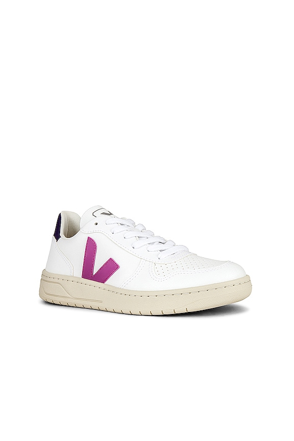 view 2 of 6 SNEAKERS V-10 in White & Ultraviolet & Purple
