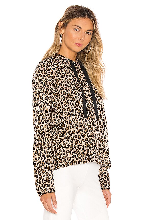 view 2 of 4 SWEAT À CAPUCHE KASSIDY in Leopard
