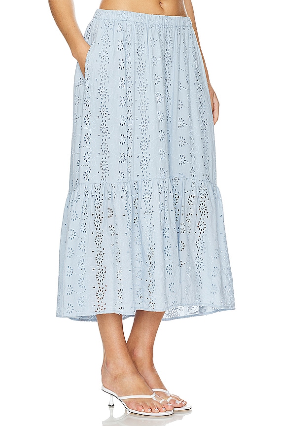 view 2 of 4 Amelia Midi Skirt in Island