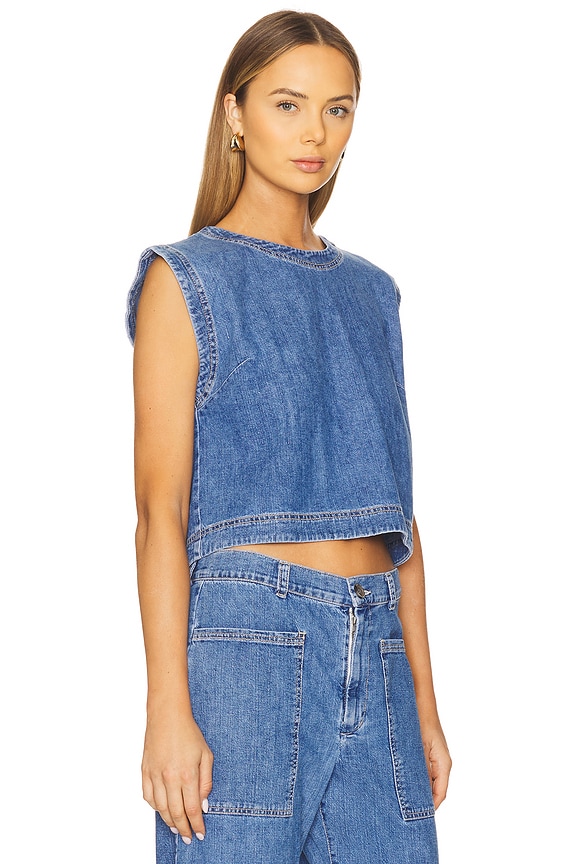 view 2 of 4 Loren Top in Indigo