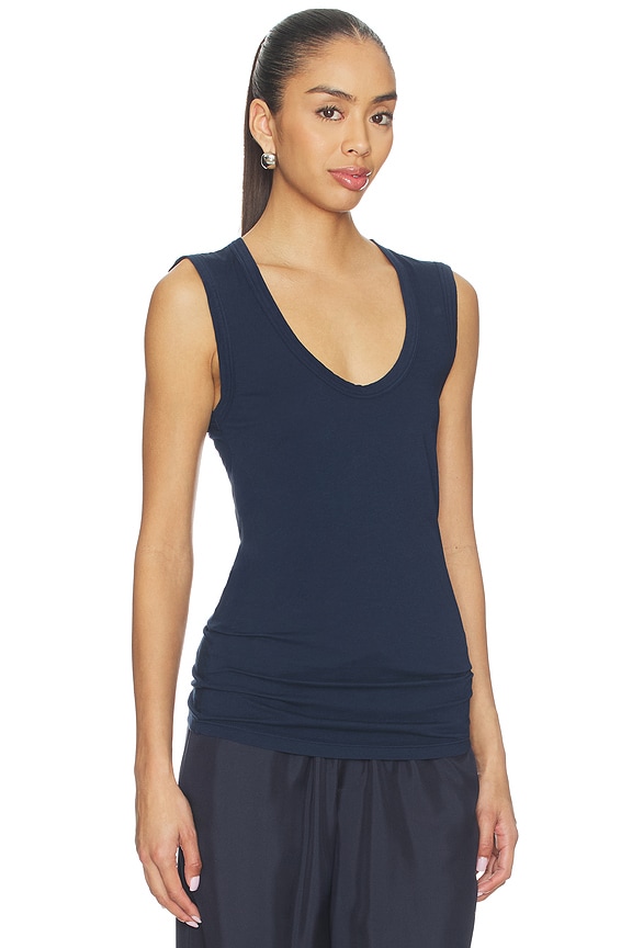 view 2 of 4 CAMISETA SIN MANGAS CON CUELLO REDONDO in Midnight