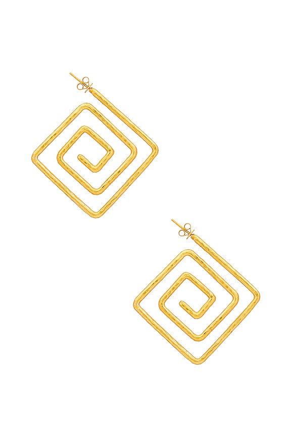 view 2 of 2 BOUCLES D'OREILLES KLEIDI in Gold