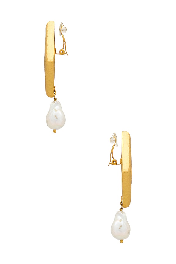 view 2 of 2 BOUCLES D'OREILLES CLIO in Pearl