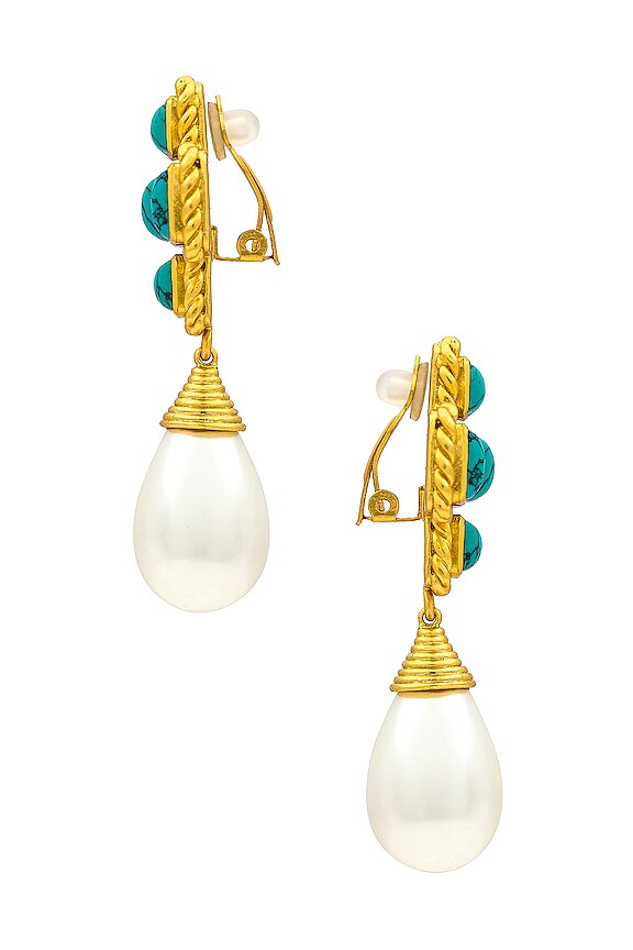 view 2 of 2 Rosa Earrings in Turquoise