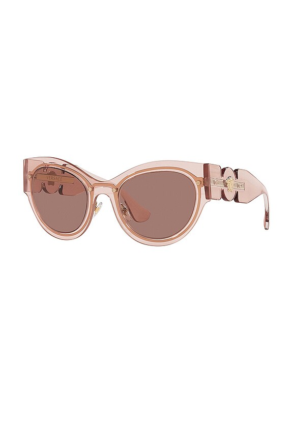 view 2 of 3 GAFAS DE SOL MEDUSA BIGGIE in Transparent Pink