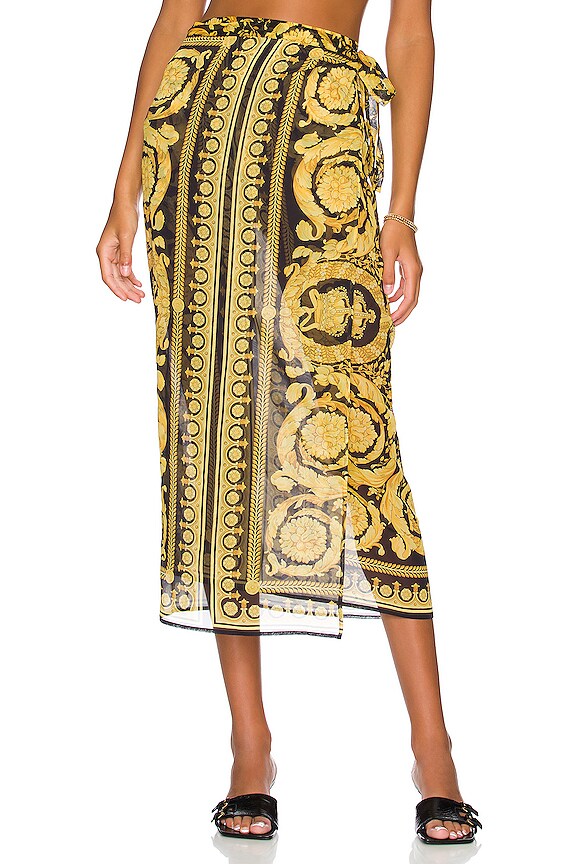 view 1 of 4 Sarong in Black & Gold