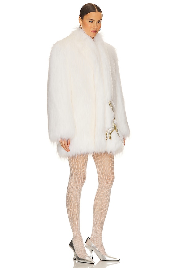 view 2 of 4 MANTEAU AVEC NŒUDS in Optical White