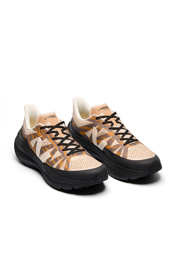 view 2 of 6 x Cesar Villalba Condor 3 Advanced Veja Sneakers in Areai, Cashew, & Ouro