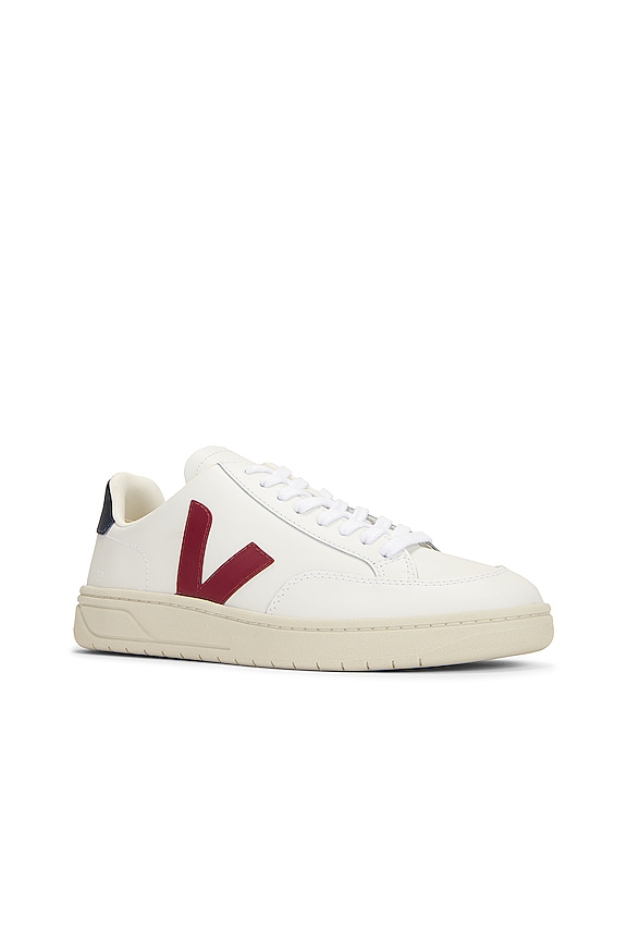 view 2 of 6 V-12 Sneaker in Extra White & Marsala Nautico