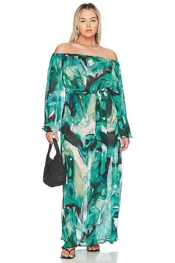 view 2 of 6 MAXIVESTIDO MALIA in Tropic Ink