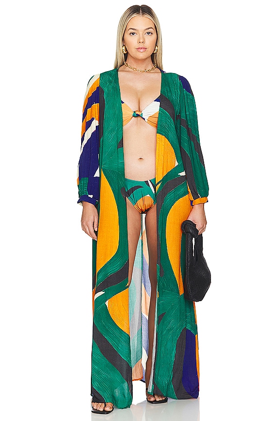 view 2 of 7 TUNIQUE DE PLAGE SERENA in Tuscan Wave