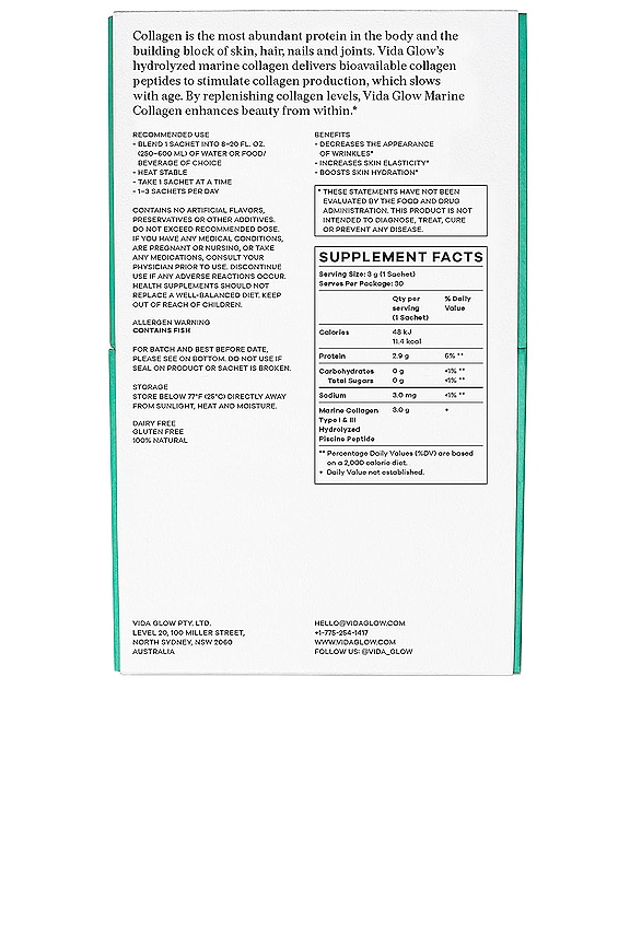 view 2 of 5 Natural Marine Collagen Sachets Original in 