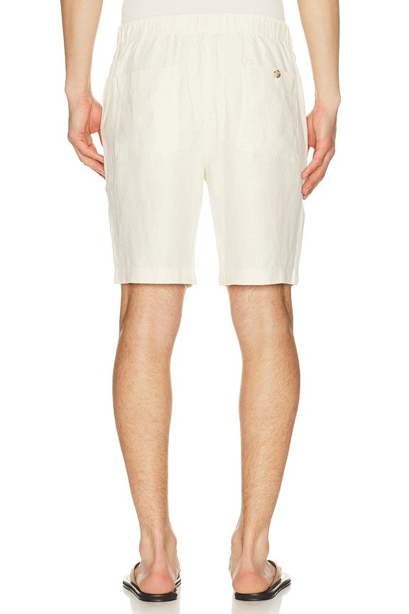 view 2 of 4 Patch Pocket Drawstring Short in Bone