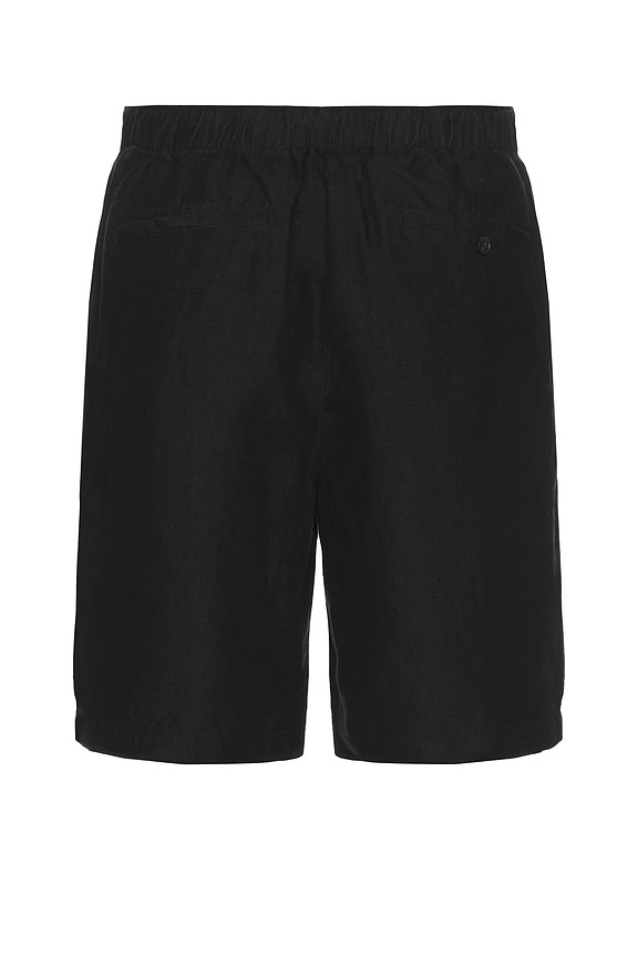 view 2 of 3 Hemp Drawstring Shorts in Black