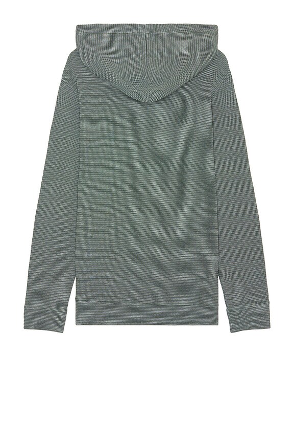 view 2 of 3 SWEAT À CAPUCHE in Petrol Green & Classic Cream