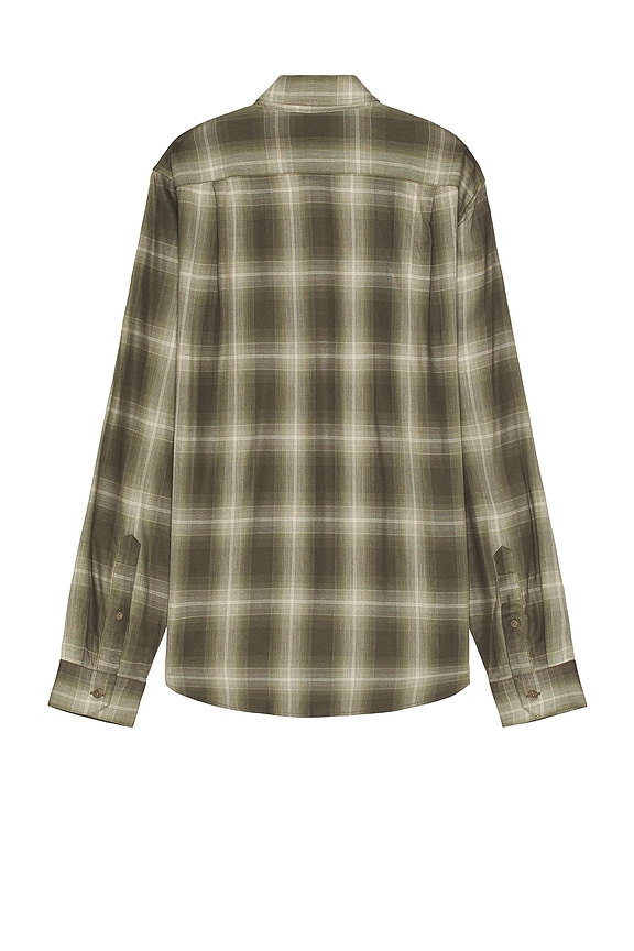 view 2 of 3 Toledo Shadow Plaid Long Sleeve Shirt in Smoke Tree & Cream