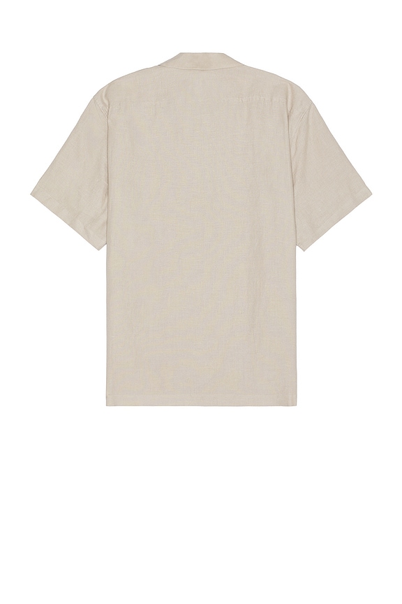 view 2 of 3 Hemp Quarter Zip Polo in Pumice Rock