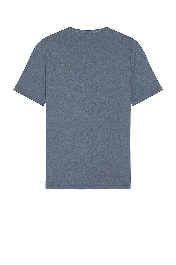 view 2 of 3 Garment Dye Jersey Tee in Washed Indigo