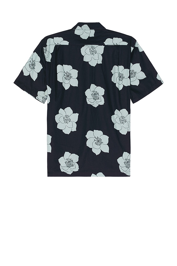 view 2 of 3 Apple Blossom Short Sleeve Shirt in Coastal & Ceramic Blue