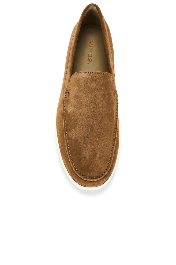Vince Sonoma Suede Loafer in Elmwood | REVOLVE display picture 3