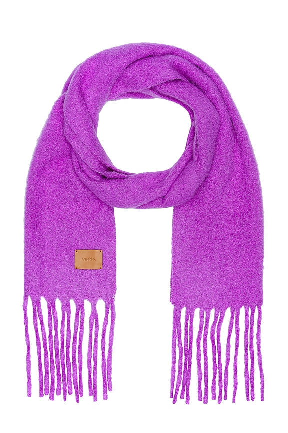 view 2 of 3 Alpaca Blend Solid Scarf in Wild Astor