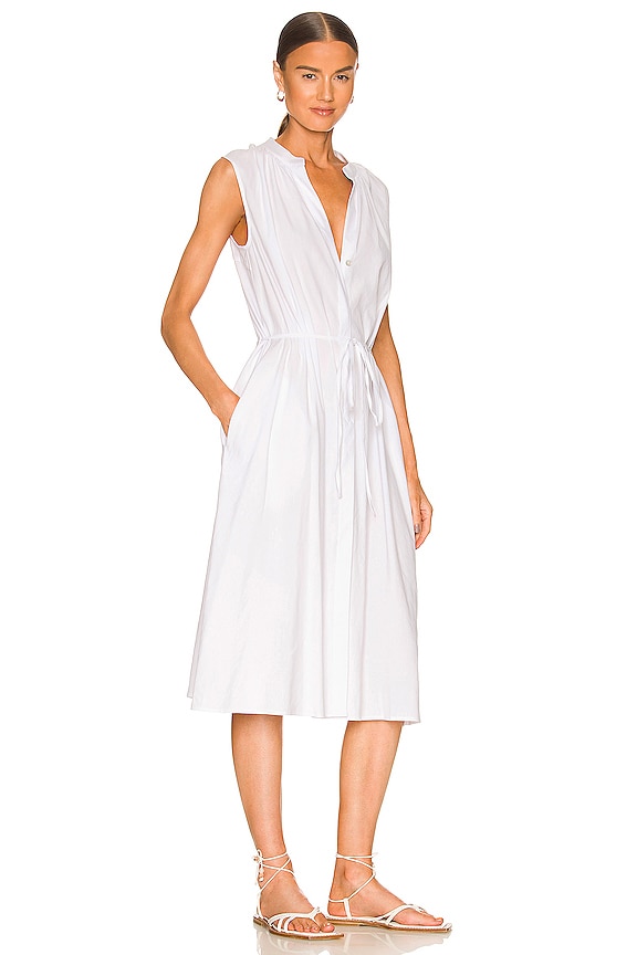 view 2 of 3 SHIRRED ドレス in Optic White