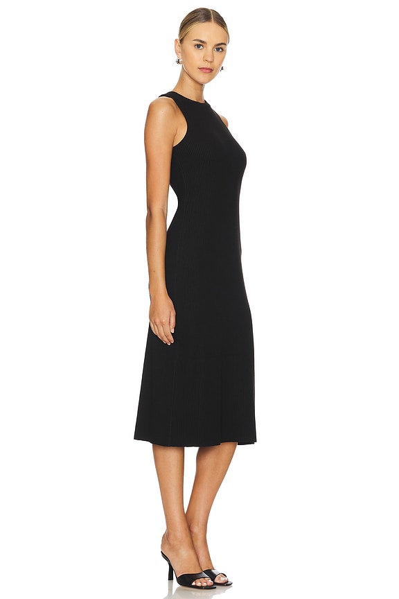 view 2 of 3 Rib Tank Dress in Black