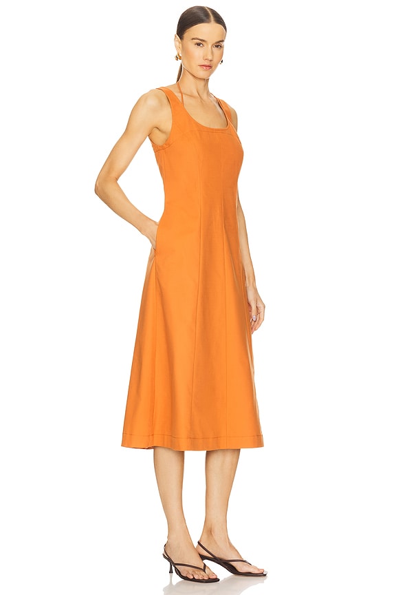 view 2 of 3 Seamed Tank Dress in Dusk Ember