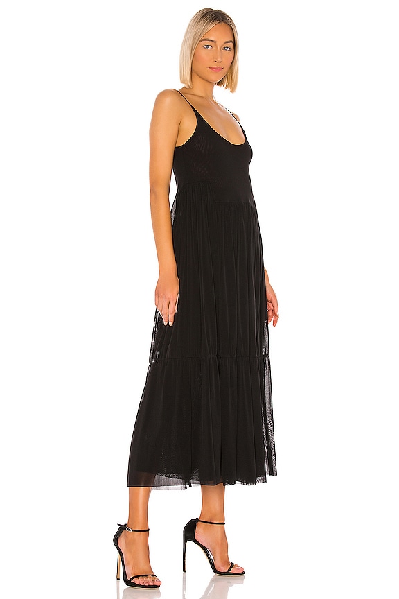 view 2 of 3 Gathered Cami Dress in Black