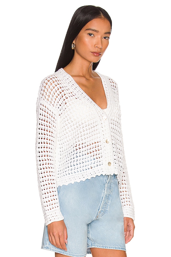 view 2 of 4 Crochet Cardigan in Optic White