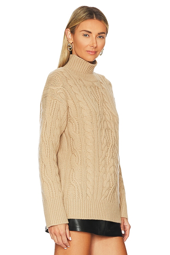 view 2 of 4 CABLE 스웨터 in Camel