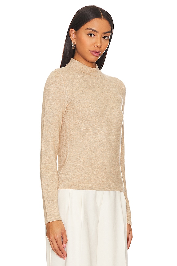 view 2 of 4 Cozy Mock Neck Sweater in H Hazel Cream