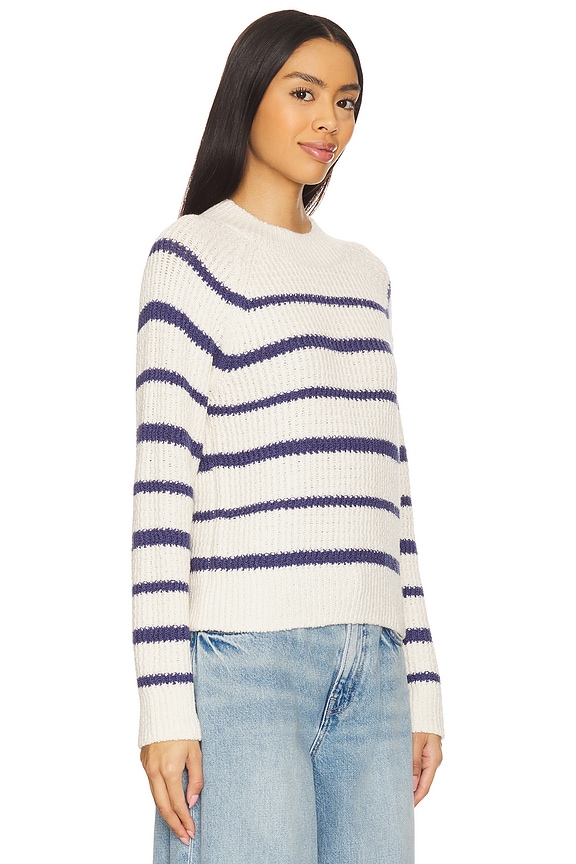 view 2 of 4 СВИТЕР in Pampas & Dark Periwinkle